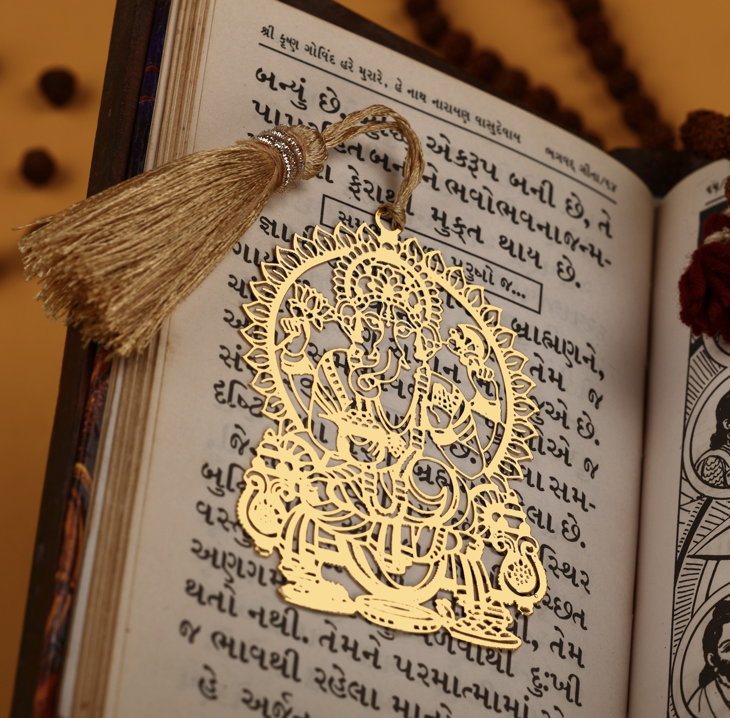 Ganesh Metal Bookmark , Hollow Bookmarks for Reading Enthusiasts and Gifting, Bookmark Gift Valentine's Day Appreciation Gifts