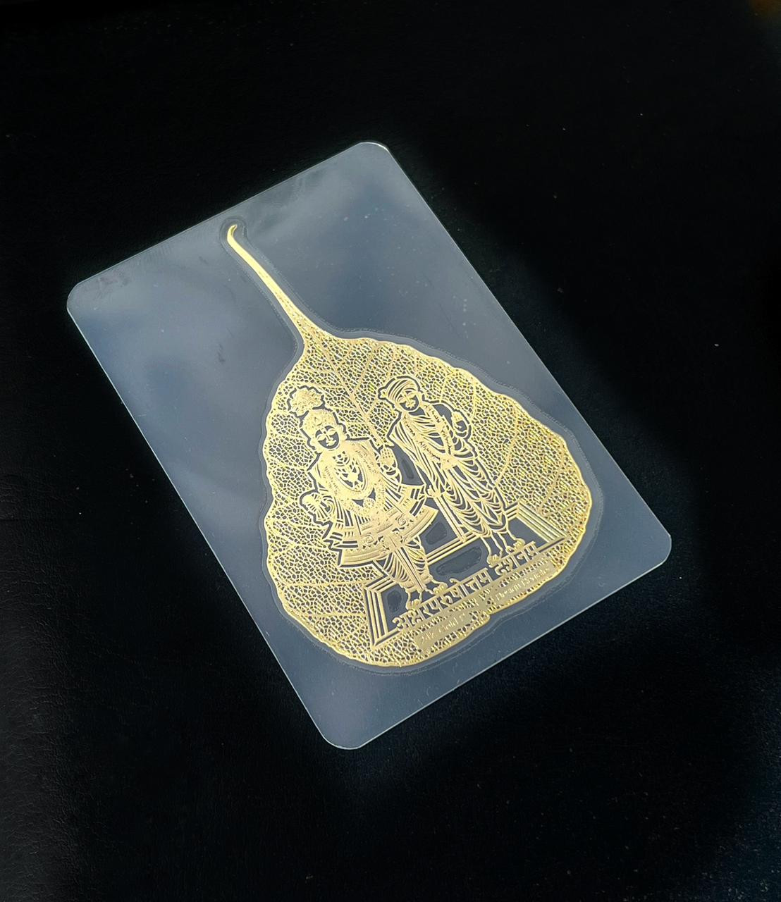 Akshar Deri  24K Gold Plated Peepal Leaf Design Ragestar